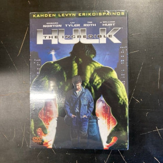 Incredible Hulk (erikoispainos) 2DVD (avaamaton) -toiminta/sci-fi-